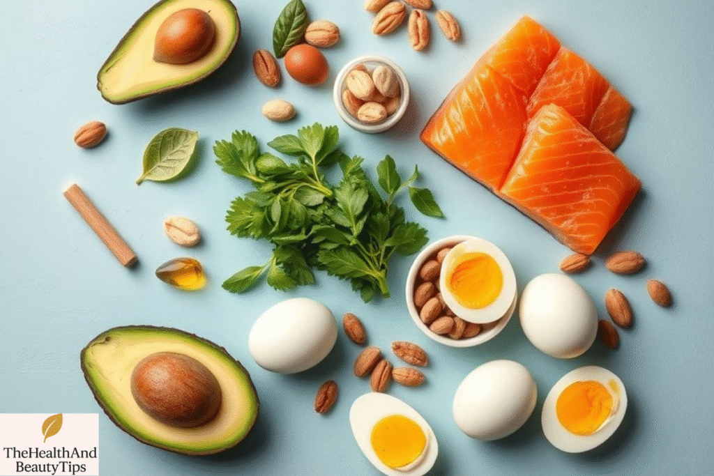 foods for hair growth and strength – biotin and omega 3 rich diet 2025