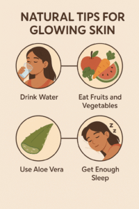 Natural tips for glowing skin