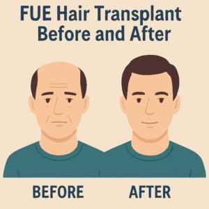 Fue hair transplant before and after