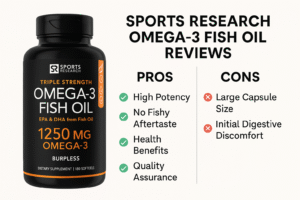 You said: Sports research omega 3 fish oil reviews