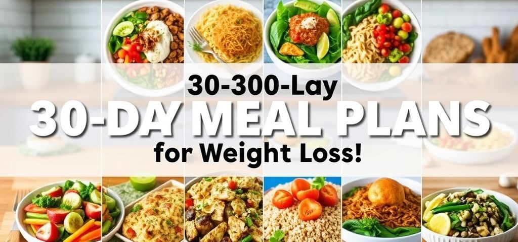 Free 30-Day Meal Plan for Weight Loss