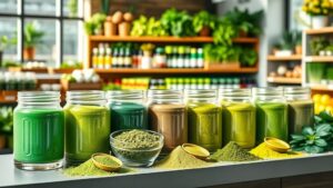 Types of Greens Powders at H&B