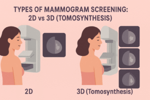 Types of Mammogram Screening: 2D vs 3D (Tomosynthesis)