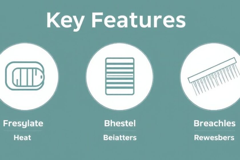 Key Features — Design, Heat, and Bristles