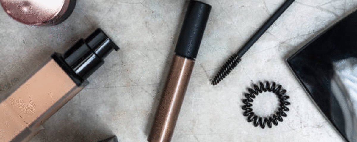 Luxury brow gels 2025 flat lay with product swatches